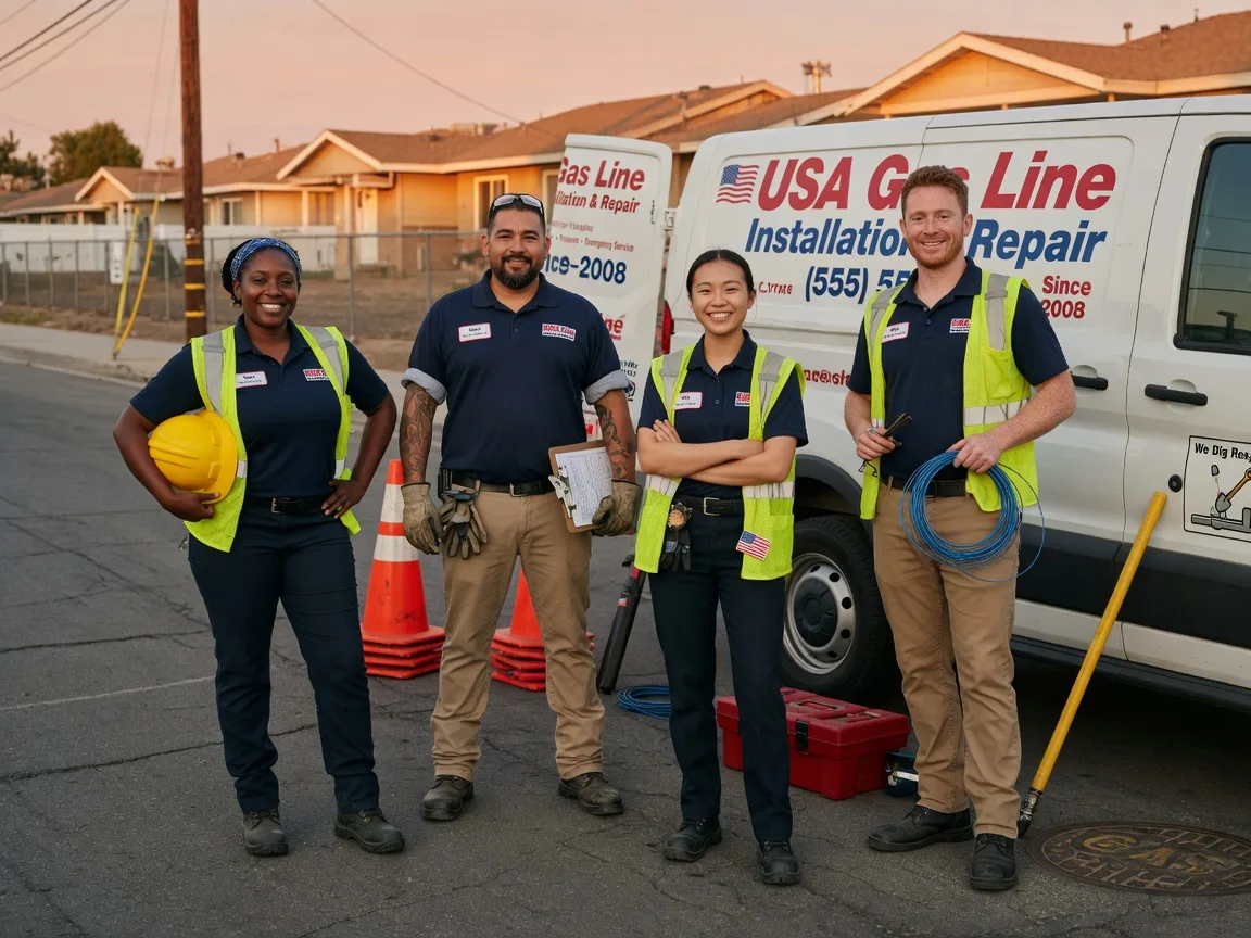Gas Line Installation company in Laceyville, PA